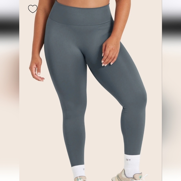 SET ACTIVE Sculptflex Power legging in Slate green. Size XS - Picture 2 of 11